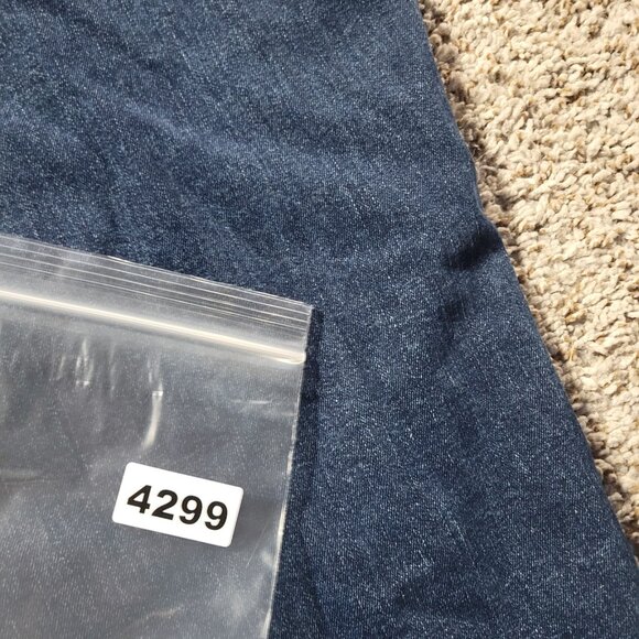 Levis 541 Jeans Mens 48x28.5 Tag 48x30 Blue Athletic Taper Fit Denim Dark Wash - Picture 7 of 7